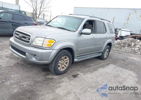 2004 Toyota Sequoia Sr5 V8 z USA, uszkodzony, nr VIN 5TDBT44A94S214871
